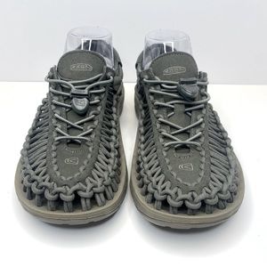 Keen Uneek Outdoor Hiking Trail Gray Bungee Sandals size 10